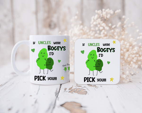 If Uncle's Were Bogey's Mug and Coaster Set