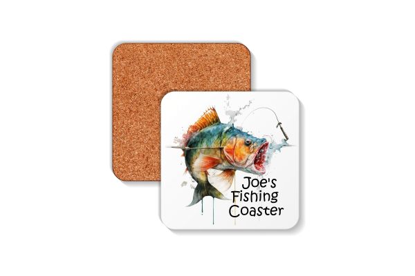 Personalised Fishing Coaster - The Perfect Gift for Fishing Addicts