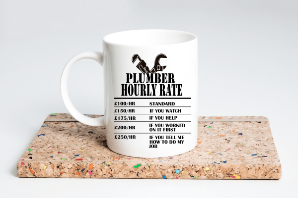 Plumbers Hourly Rate Mug