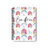 Personalised Unicorn A4 Notebook