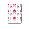 Personalised Unicorn A4 Notebook