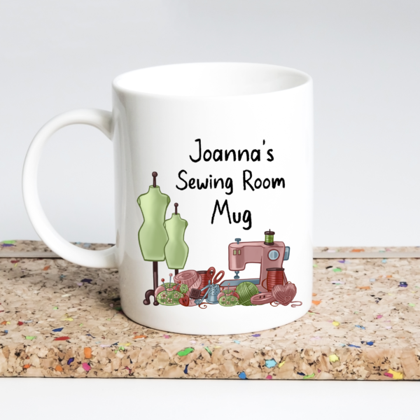 Personalised Sewing Room Mug