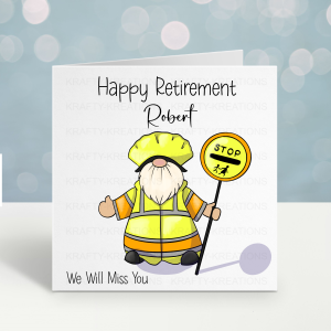 Retirement Card for Lollipop Man