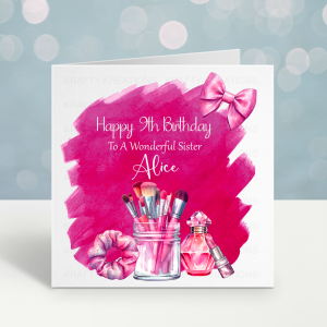 Make Up Birthday Card
