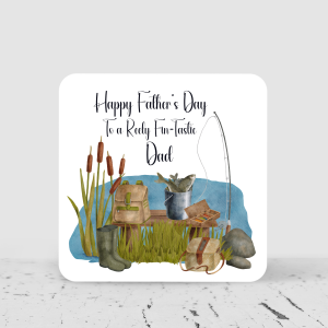 Fishing Themed Father’s Day Coaster