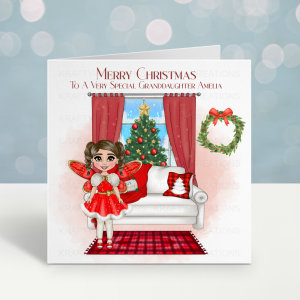 Fairy Girl Christmas Card