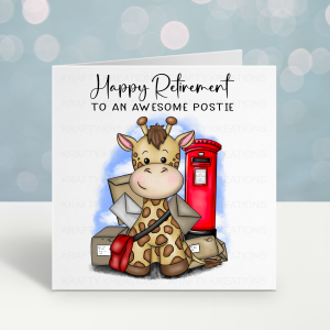 Postie Retirement Card