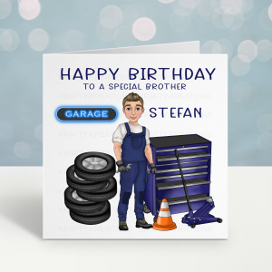 Mechanic Birthday Card