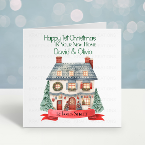 First Christmas In Your New Home Card