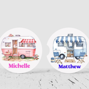 Camper Caravan Car Coasters