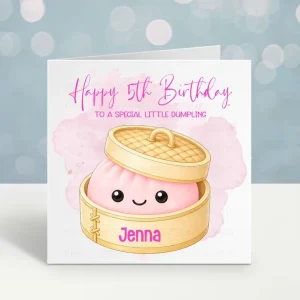 Special Dumpling Birthday Card