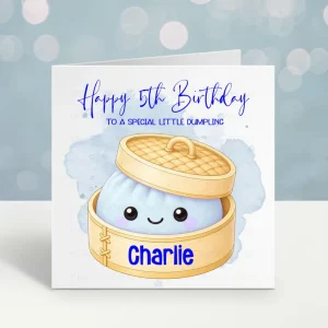 Special Dumpling Birthday Card
