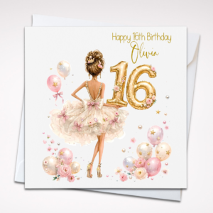 Personalised 16th Birthday Card for Her