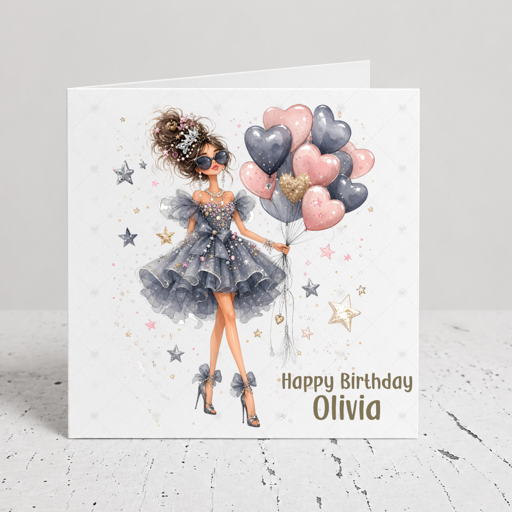 Personalised Birthday Card for Her