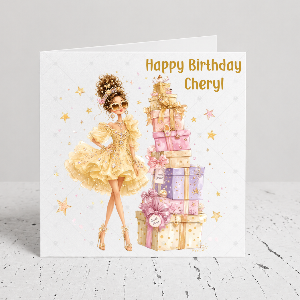 Personalised Birthday Card for Her