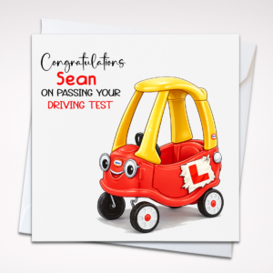 Personalised Driving Test Pass Card